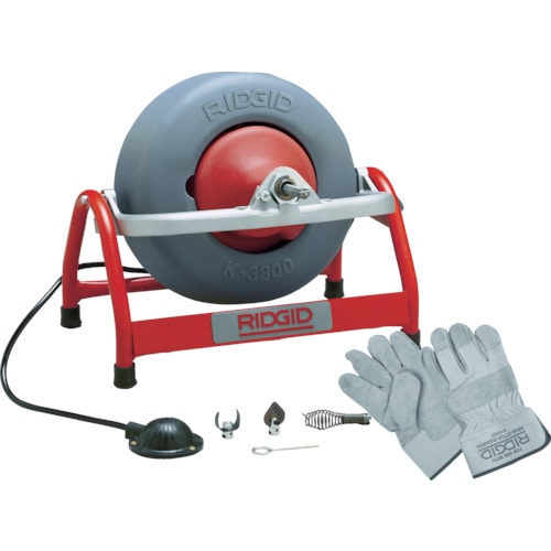 トラスコ中山 RIDGID K-3800 W/C-46 ドレンクリーナー（ご注文単位1セット）【直送品】