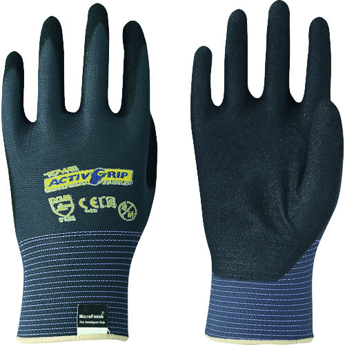 トラスコ中山 トワロン ニトリル背抜き手袋 ActiveGrip Advance 8/M（ご注文単位10組）【直送品】