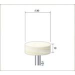 トラスコ中山 ナカニシ フェルトバフハードタイプ (1Pk(袋)＝5本入)　477-0382（ご注文単位1パック）【直送品】