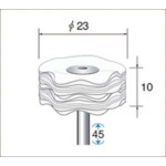 トラスコ中山 ナカニシ 布バフ (1Pk(袋)＝10本入)　477-0501（ご注文単位1パック）【直送品】