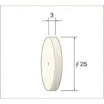 トラスコ中山 ナカニシ ホイール型フェルトバフ (1Pk(袋)＝10本入)　477-0617（ご注文単位1パック）【直送品】