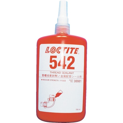 トラスコ中山 ロックタイト 配管シール剤 542 250ml（ご注文単位1本）【直送品】