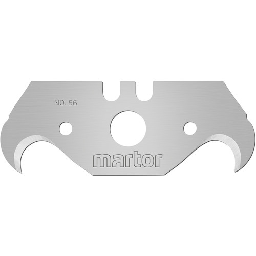 トラスコ中山 martor 替刃 10枚 SECUNORM 500 10mmフック刃（ご注文単位1箱）【直送品】