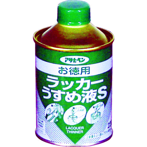 トラスコ中山 アサヒペン お徳用ラッカーうすめ液S220ml（ご注文単位1缶）【直送品】