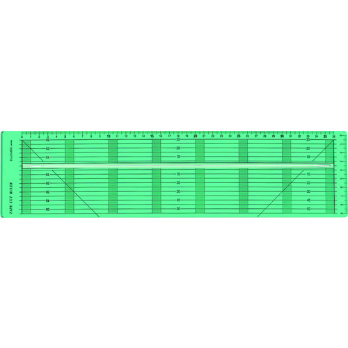トラスコ中山 クロバー カッティングマット テープカット定規 400×100×3mm（ご注文単位1個）【直送品】