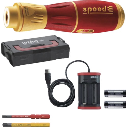 トラスコ中山 wiha 充電式絶縁ドライバー SpeedE[[R中]][[R2]]（ご注文単位1セット）【直送品】