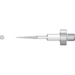 トラスコ中山 ナカニシ 電着ダイヤモンドヤスリ(全長40mm刃長17mm刃幅3mm)　833-8187（ご注文単位1本）【直送品】