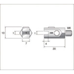 トラスコ中山 ナカニシ チップホルダー 1.0 (1Pk(袋)＝2本入)（ご注文単位1パック）【直送品】