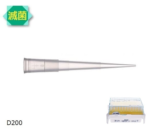 ギルソン ダイアモンドチップ　D200ST　Tipack　滅菌済　2.0μL～200μL　96本×10箱　F171301 1セット（ご注文単位1セット）【直送品】