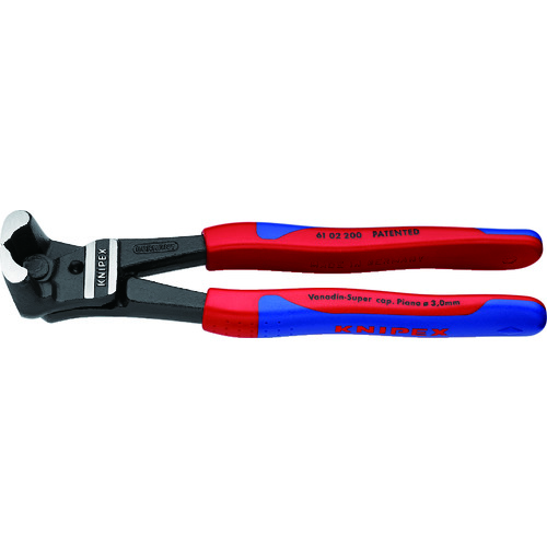 トラスコ中山 KNIPEX 6102-200 ボールエンドカッティングニッパー（ご注文単位1個）【直送品】