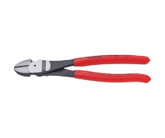 KNIPEX 強力型ニッパー　200mm　7401-200 1丁（ご注文単位1丁）【直送品】