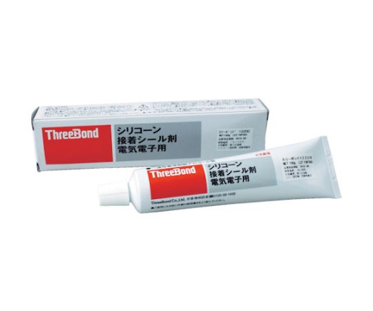 スリーボンド 電気・電子用シリコーン接着シール剤 100g 乳白色　TB1220G 1本（ご注文単位1本）【直送品】