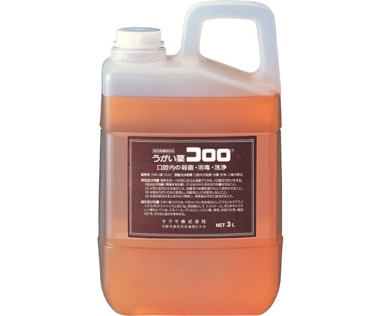 サラヤ うがい薬　コロロ　3L　12833 1個（ご注文単位1個）【直送品】