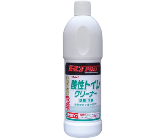 リンレイ R'sPRO 酸性トイレクリーナー 800ml　787433 1本（ご注文単位1本）【直送品】