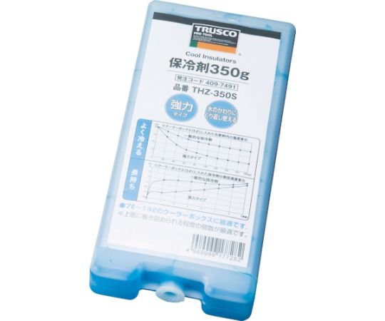 トラスコ中山 保冷剤　350g　強冷タイプ　THZ-350S 1個（ご注文単位1個）【直送品】