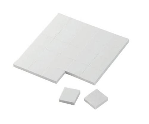 エレコム 耐震ゲル　20x20mm25枚　TG-014 1パック（ご注文単位1パック）【直送品】