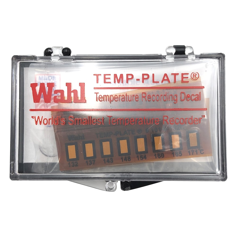 Wahl　instruments 真空用テンプ・プレート（不可逆性） 8点表示 1ケース（10枚入）　101-8V-132 1ケース（ご注文単位1ケース）【直送品】