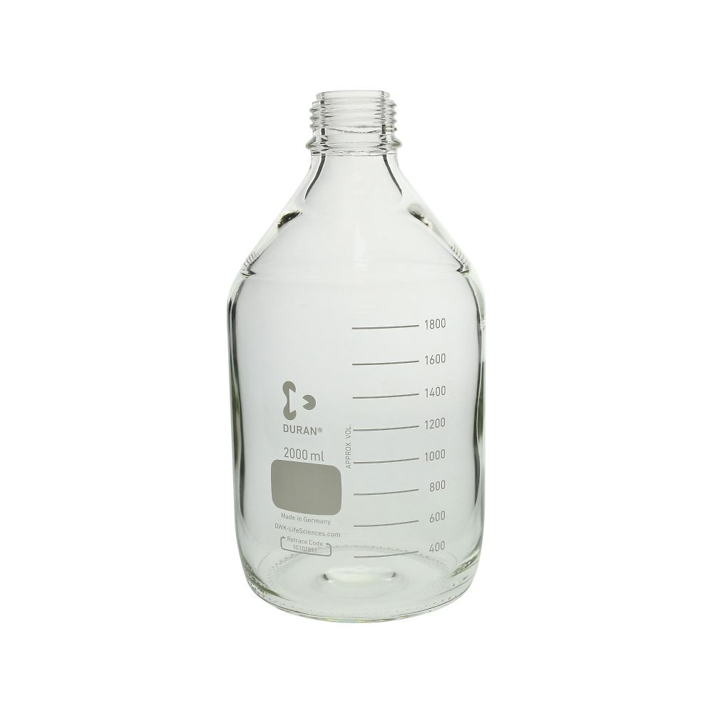 DWK Life Sciences ねじ口びん（メジュームびん）　びんのみ　2L　017200-200051 1個（ご注文単位1個）【直送品】