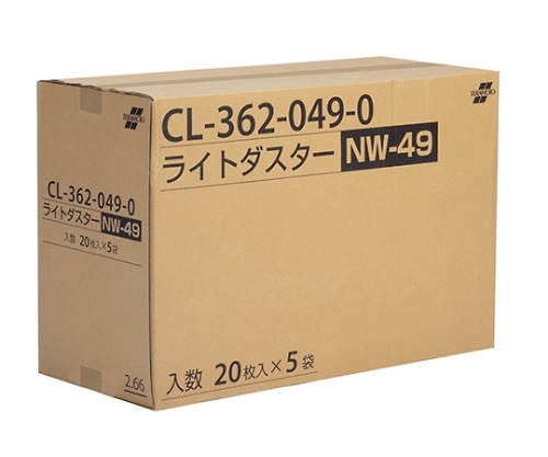 テラモト ライトダスター NW-49 (100枚入)　CL-362-049-0 1箱（ご注文単位1箱）【直送品】