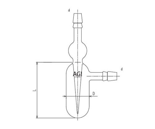 旭製作所 バブラー(Ⅱ)　4182-25/60 1個（ご注文単位1個）【直送品】