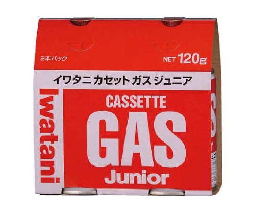 岩谷産業 イワタニカセットガスジュニア2P 2セット入　CBJR120P 1セット（ご注文単位1セット）【直送品】