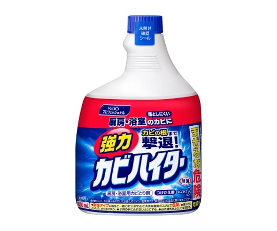 花王 強力カビハイター 業務用 つけかえ用 1000mL 塩素系カビとり剤 1ケース（6本入）　 1ケース（ご注文単位1ケース）【直送品】