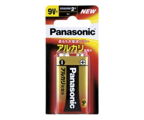 パナソニック アルカリ乾電池　6LR61XJ/1B 1パック（ご注文単位1パック）【直送品】