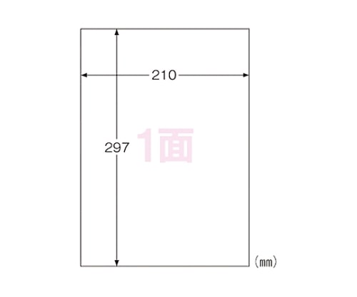 ヒサゴ 屋外用ラベル　ホワイトフィルム　210×297mm　1冊（100枚入）　強粘着　KLP862 1冊（ご注文単位1冊）【直送品】