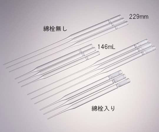 Fisher　Scientific 滅菌済パスツールピペット 綿栓入り 146mm　13-678-652 1ケース（ご注文単位1ケース）【直送品】