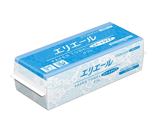 エリエール（大王製紙） エリエール　ペーパータオル　スマートタイプ　ダブル小判　200組400枚×42パック　703390 1ケース（ご注文単位1ケース）【直送品】