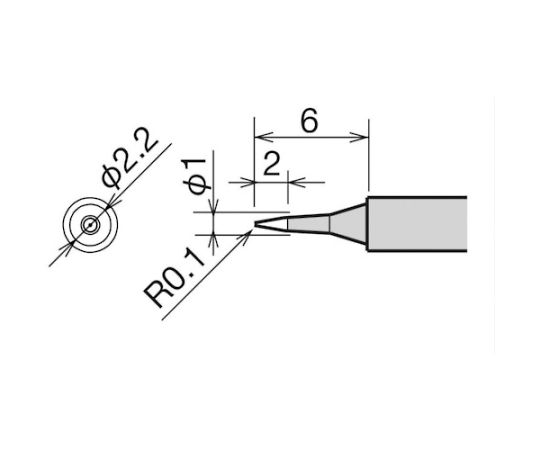 太洋電機産業（goot） 替こて先　SB型　RX-812AS/802AS　RX-81HRT-SB 1個（ご注文単位1個）【直送品】