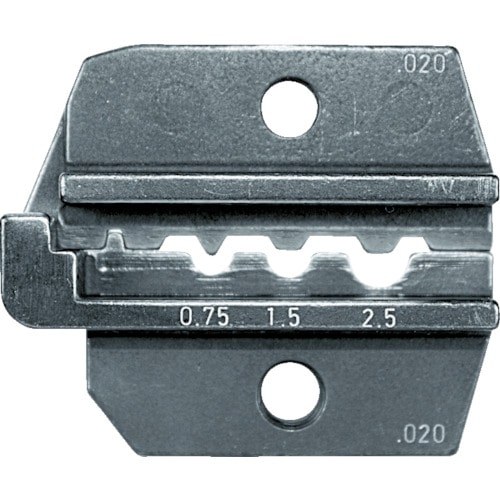 トラスコ中山 RENNSTEIG 圧着ダイス 624-020 裸端子 0.25-2.5（ご注文単位1組）【直送品】