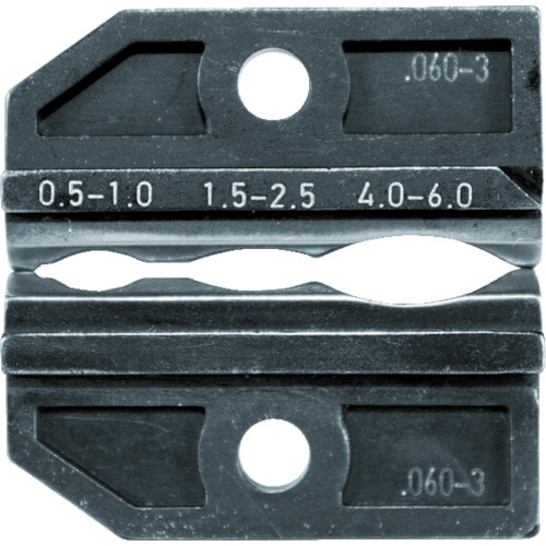 トラスコ中山 RENNSTEIG 圧着ダイス 624-060-3 絶縁端子0.5-6.0（ご注文単位1組）【直送品】