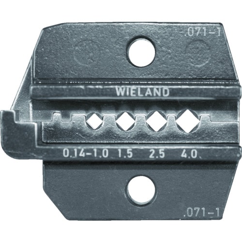 トラスコ中山 RENNSTEIG 圧着ダイス 624-071-1 Wieland 1.5-2.（ご注文単位1組）【直送品】