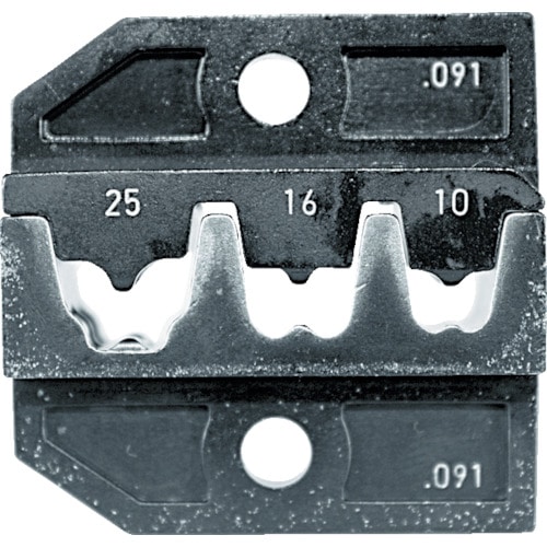 トラスコ中山 RENNSTEIG 圧着ダイス 624-091 フェルール端子10.0-25.0（ご注文単位1組）【直送品】