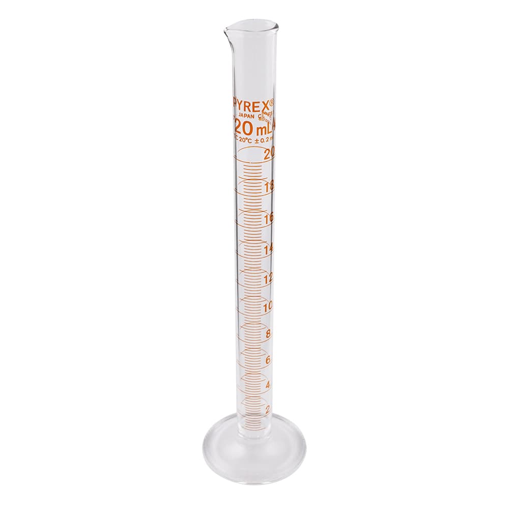 コーニング・PYREX PYREX(R) JIS メスシリンダー 20mL　3022JIS-20 1ケース（ご注文単位1ケース）【直送品】