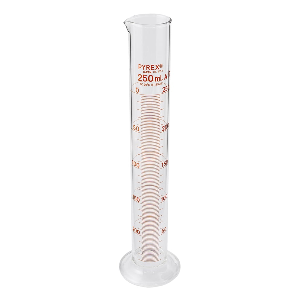 コーニング・PYREX PYREX(R) JIS メスシリンダー 250mL　3022JIS-250 1ケース（ご注文単位1ケース）【直送品】