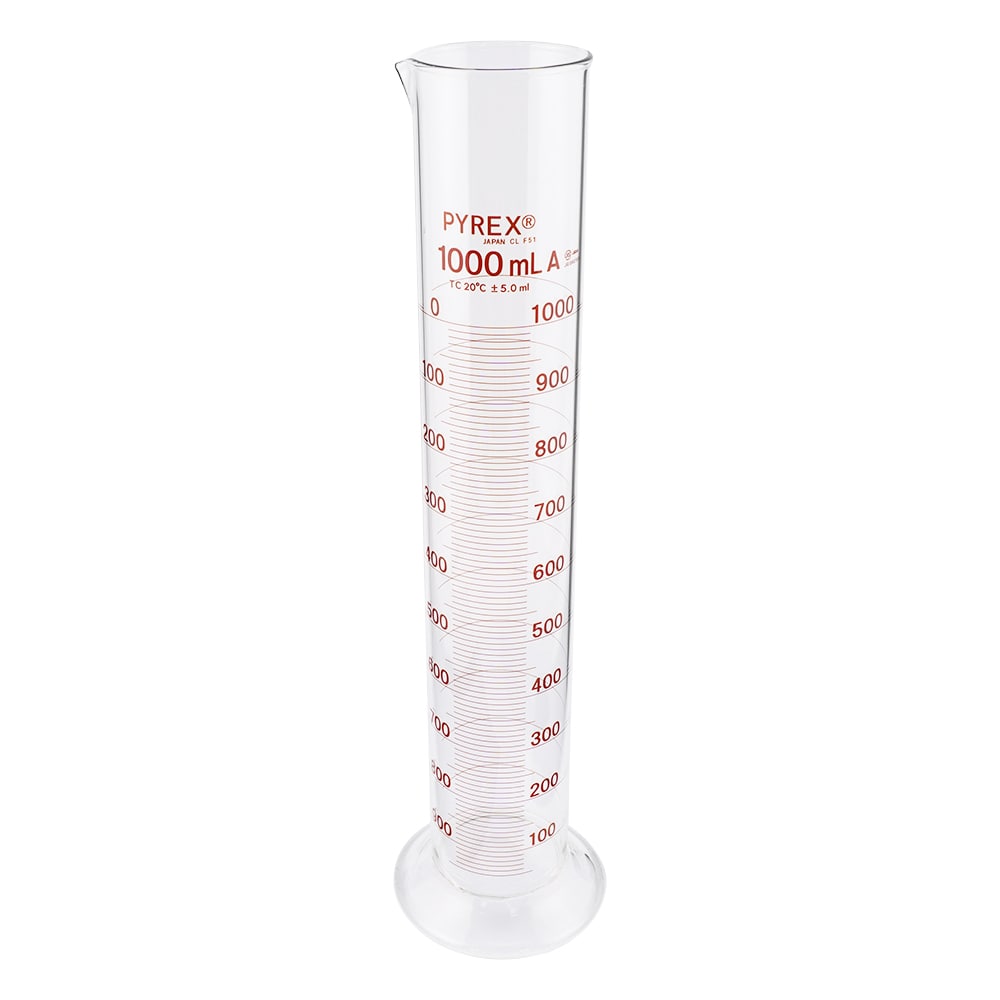 コーニング・PYREX PYREX(R) JIS メスシリンダー 1000mL　3022JIS-1L 1ケース（ご注文単位1ケース）【直送品】