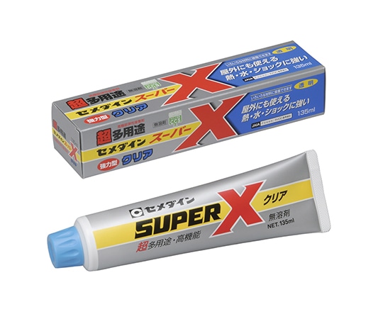 セメダイン スーパーX クリア 135mL 箱　AX-041 1個（ご注文単位1個）【直送品】