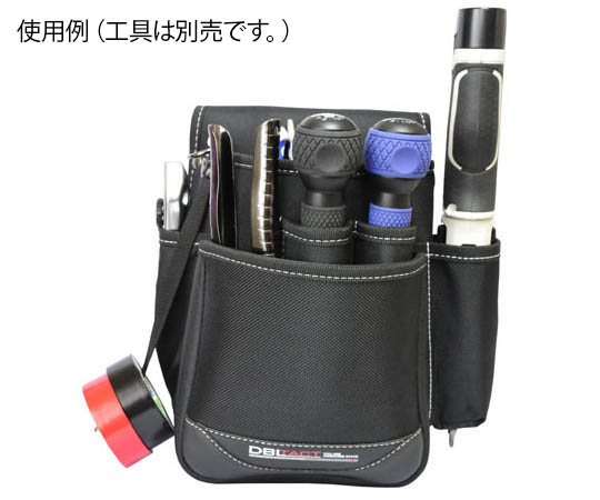 三共コーポレーション 腰袋　DT-28-BK 1個（ご注文単位1個）【直送品】