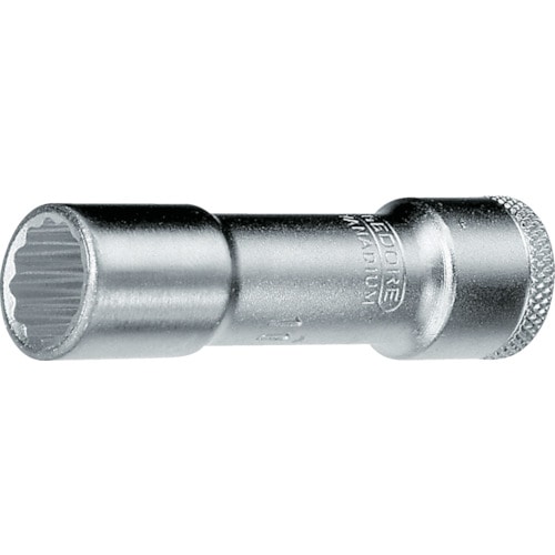 トラスコ中山 GEDORE ソケット(12角) 3/8 ロング 12mm（ご注文単位1個）【直送品】