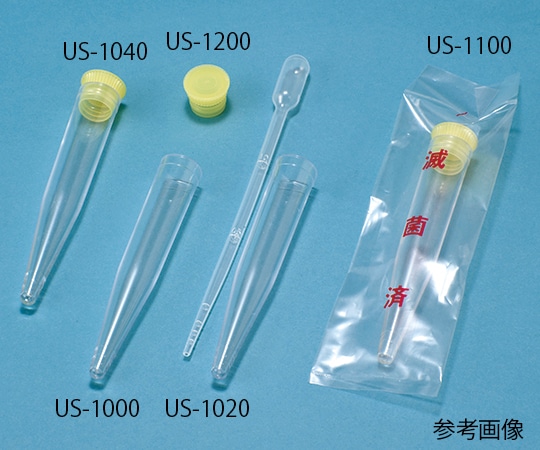 サンセイ医療器材 スピッツ/スポイト1mL付き 1ケース（50本×20袋入）　US-1020 1ケース（ご注文単位1ケース）【直送品】