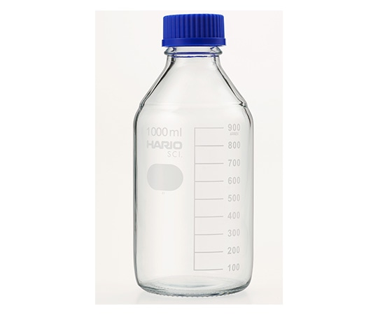 HARIO 耐熱ねじ口瓶（液切リング付）　GL-45　1000mL　NBO-1L-SCI 1本（ご注文単位1本）【直送品】