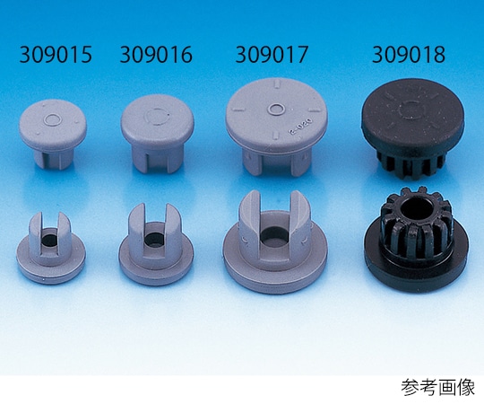 日電理化硝子 ゴム栓（ブチル）　凍結乾燥用・Aタイプ　大　25個入　309017 1袋（ご注文単位1袋）【直送品】