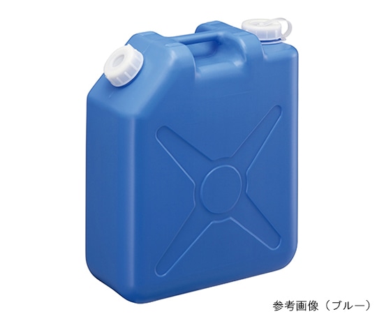 瑞穂化成工業 扁平缶　ノズル無　20L　ブルー　0207BL 1個（ご注文単位1個）【直送品】