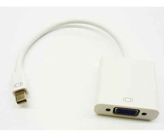 アズワン MiniDisplayPort-VGA変換アダプター　EM-EAMDPVGA-WH 1個（ご注文単位1個）【直送品】