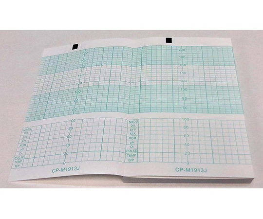 ちばら 分娩監視用記録紙　幅150mm×長15m/折100mm（折り畳み型）　40冊入　CP-M1913J 1箱（ご注文単位1箱）【直送品】