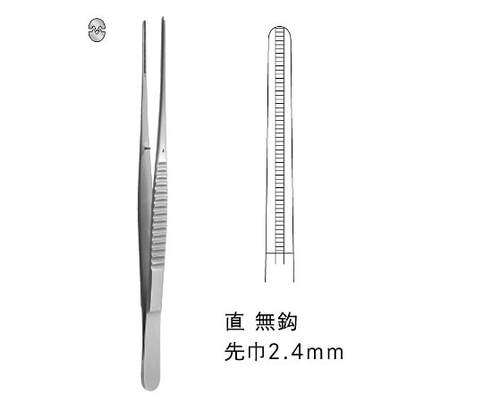 ジェイ・シー・ティ ドベーキー血管鑷子　JC02-2004 1個（ご注文単位1個）【直送品】