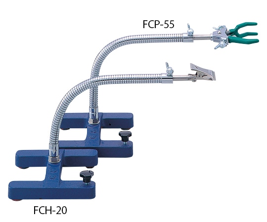 テラオカ フリーアームスタンド　クランプヘッドセット品　FCP-55 1組（ご注文単位1組）【直送品】