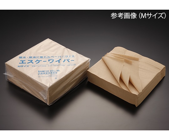 三協商事 エスケーワイパー 茶 M 1箱（500枚×10袋入）　087103 1箱（ご注文単位1箱）【直送品】